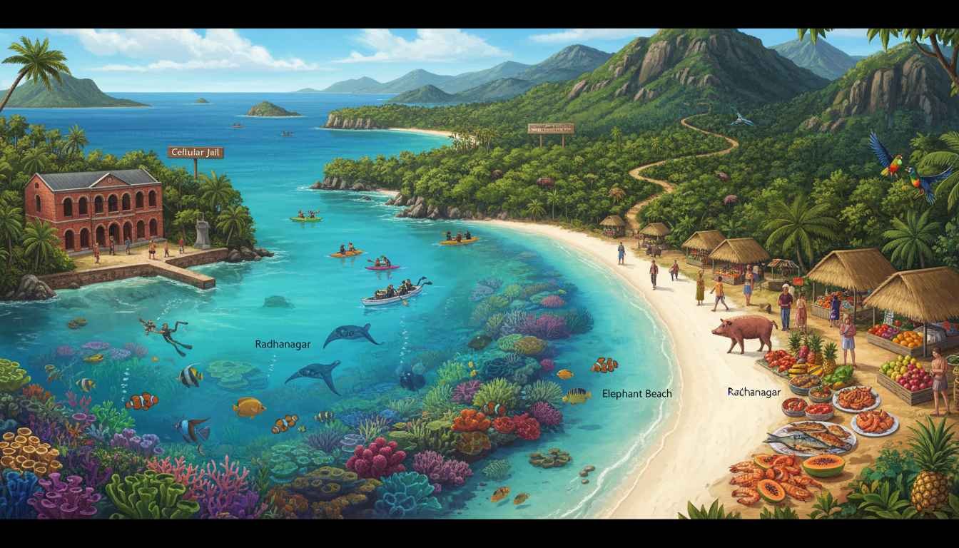 places to visit in andaman nicobar islands